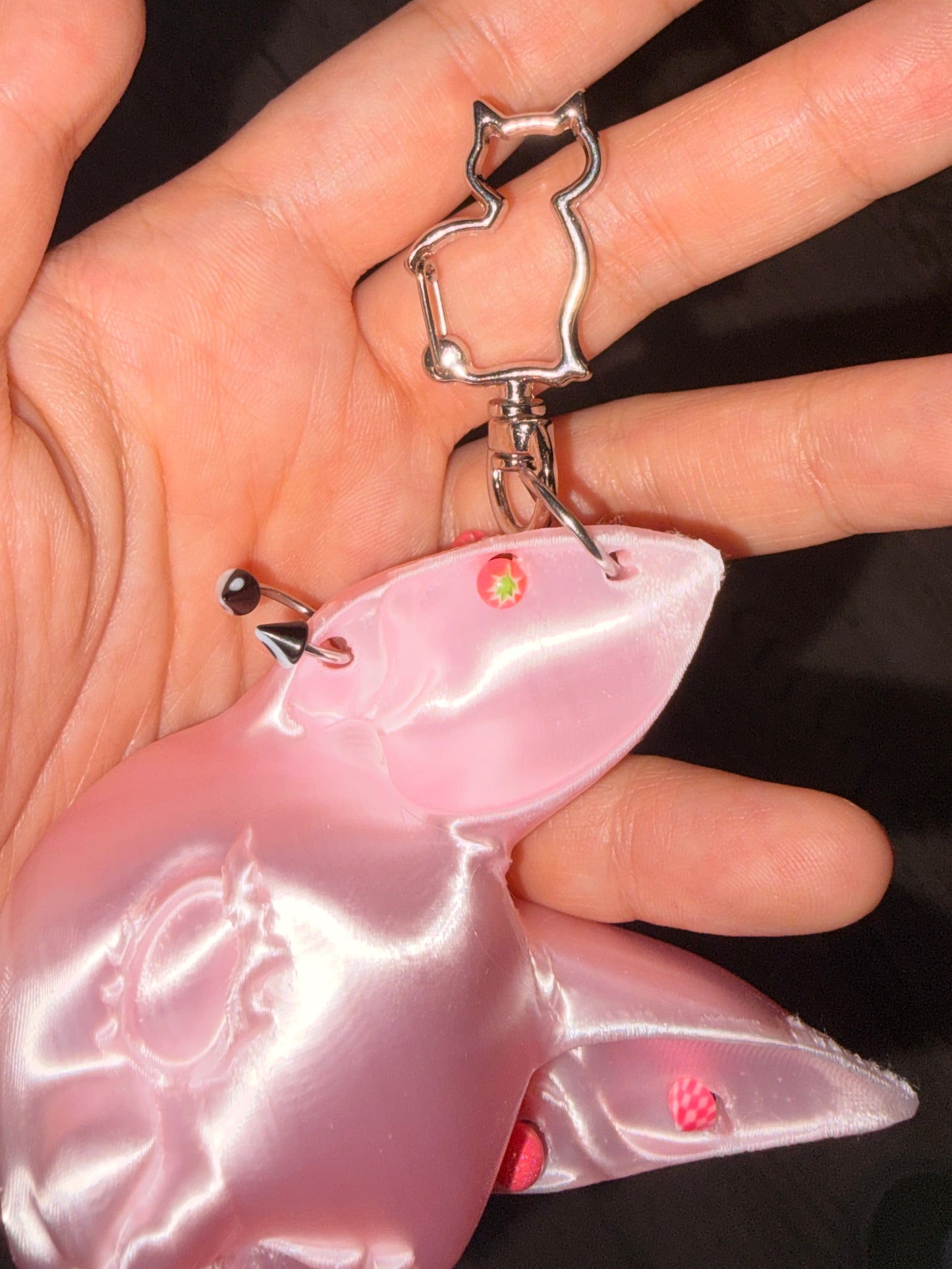 Alien Cat Keychain